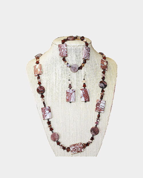 Stone Beaded Jewelry Set
