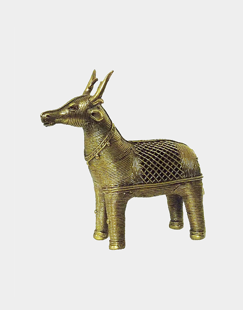 Dhokra Art from India | Table Decor | Metal Animal Figurine