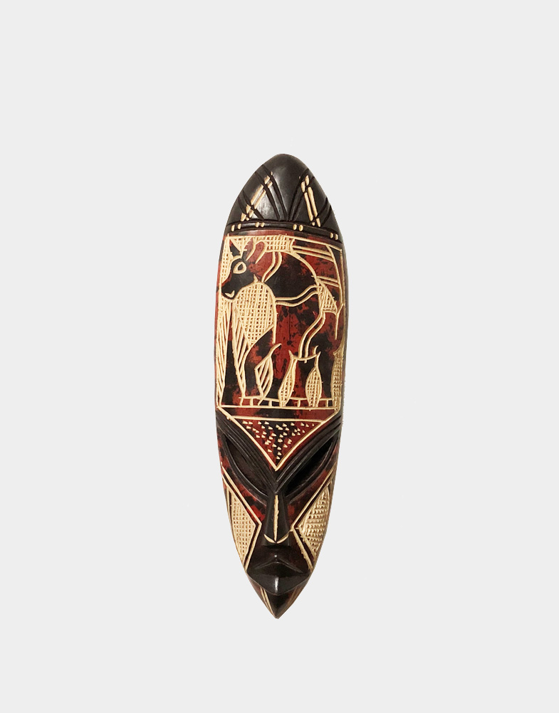 Bring out the wild side in your home decor with this handcrafted African animal mask from Ghana. Animal masks hold an important place in African history.