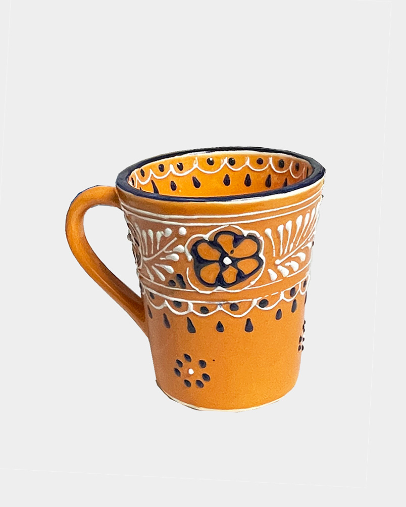 These richly-colored Fair Trade Mexican pottery mugs are handcrafted and painted by Mexican artisans. Shop colorful ceramic mugs with free shipping at Craft Montaz.