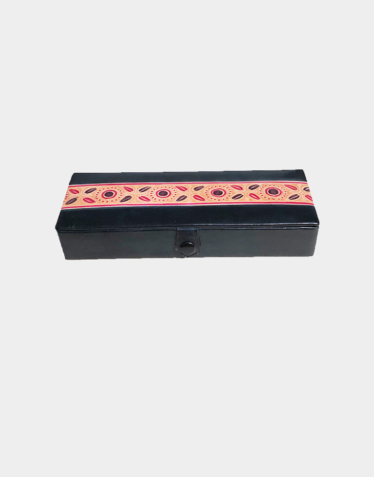 Leather Pencil Box Black Leather Pencil Box Fair Trade