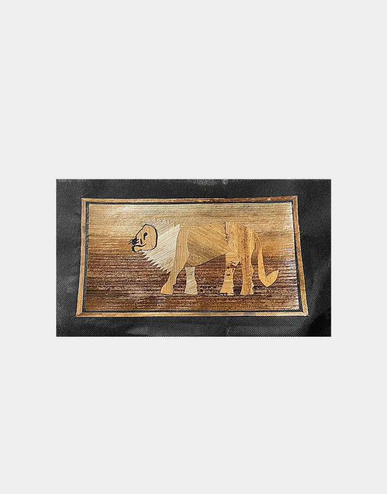 Shop banana leaf art, unframed Lion paintings from Kenya, Africa. Banana leaf arts are available in assorted designs. Ideal for wall decor. Free shipping at Craft Montaz.